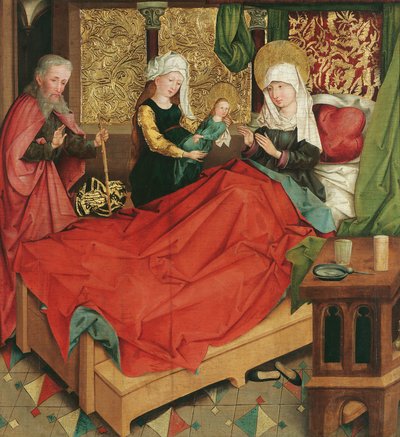 Natività di Maria da Meister der Divisio Apostolorum