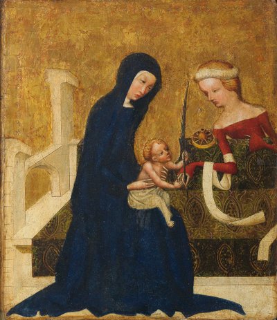Matrimonio mistico di Santa Caterina da Meister von Heiligenkreuz
