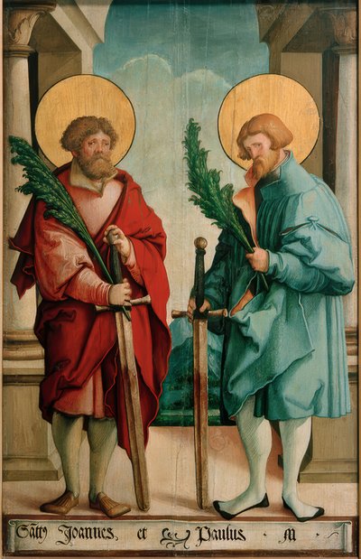 I santi martiri Giovanni e Paolo da Meister von Messkirch