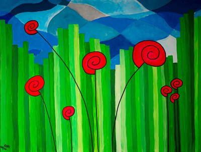 Bastoni di fiori da Melanie Hermine Lichterfeld