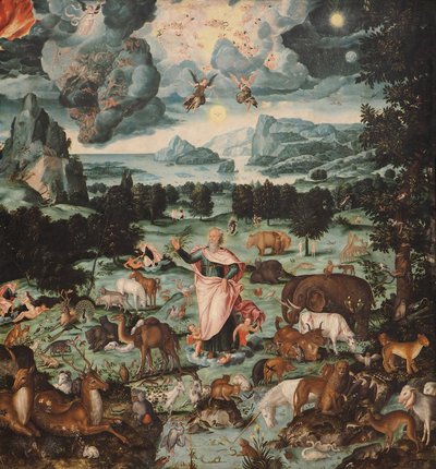La creazione del mondo, 1575 da Melchior Bocksberger