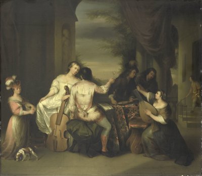 Una compagnia musicale da Melchior Brassauw