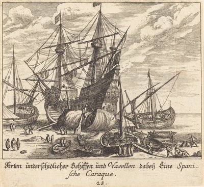 Navi da Melchior Küsel after Johann Wilhelm Baur