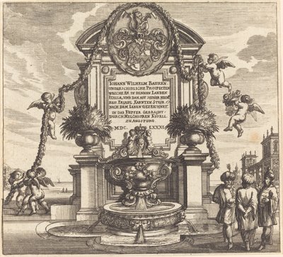 Pagina del titolo da Melchior Küsel after Johann Wilhelm Baur
