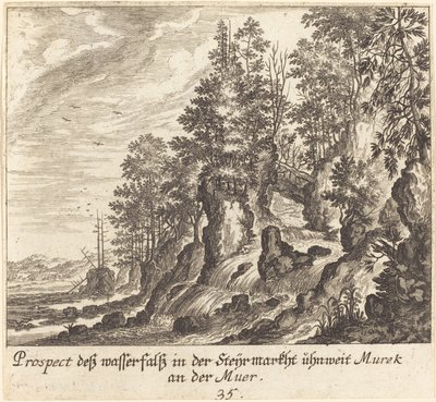 Cascata da Melchior Küsel after Johann Wilhelm Baur