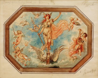 Allegoria del servizio postale da Melchior Lechter