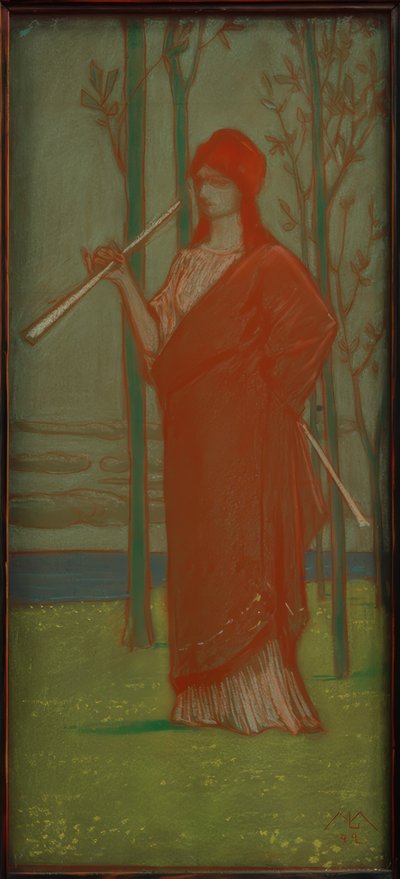 La musa al mare da Melchior Lechter