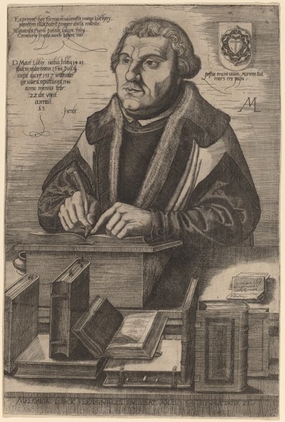 Martin Lutero da Melchior Lorch