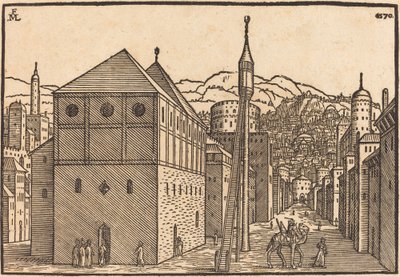 Città turca da Melchior Lorch