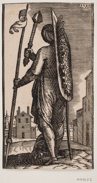 Un furfante visto da dietro da Melchior Lorck