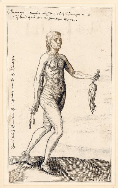 Una donna del Gambia, 1583 da Melchior Lorck