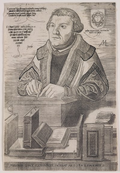 Martin Lutero da Melchior Lorck
