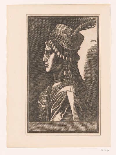 Ritratto di una donna sconosciuta di un sultano da Melchior Lorck