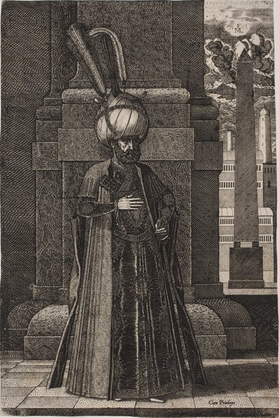 Principe Ismaele, inviato persiano da Melchior Lorck