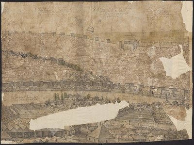 Prospetto di Costantinopoli, Foglio 16, Melchior Lorck, 1559 da Melchior Lorck
