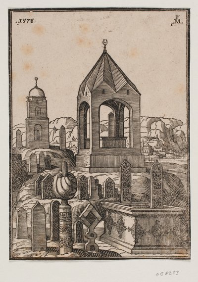 Tombe turche da Melchior Lorck