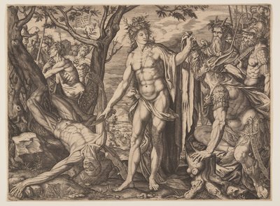 Apollo e Marsia/Giudizio di Mida da Melchior Meier