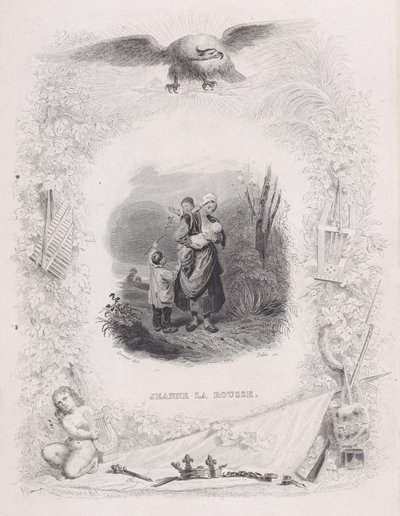 Jeanne la Rossa, da Le canzoni di Béranger, 1829 da Melchior Peronard