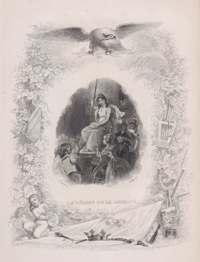 La Dea Libertà, da Le Canzoni di Béranger, 1829 da Melchior Peronard