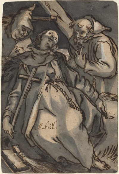 Santa Eufrosina da Melchior Steidl after Abraham Bloemaert