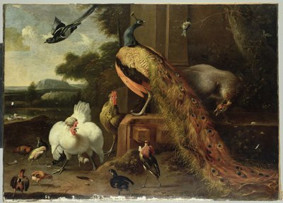 Rivolta nel pollaio da Melchior de Hondecoeter