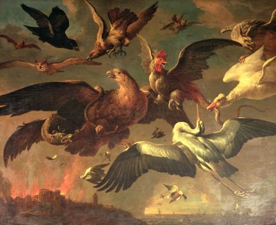 Le guerre di Guglielmo III nelle Lowlands da Melchior de Hondecoeter