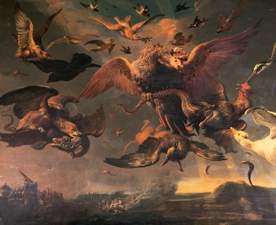 Le guerre delle Lowlands di Guglielmo III da Melchior de Hondecoeter