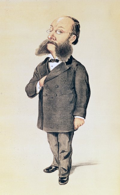 Paul Julius Reuter, caricatura da Vanity Fair da Melchiorre Delfico