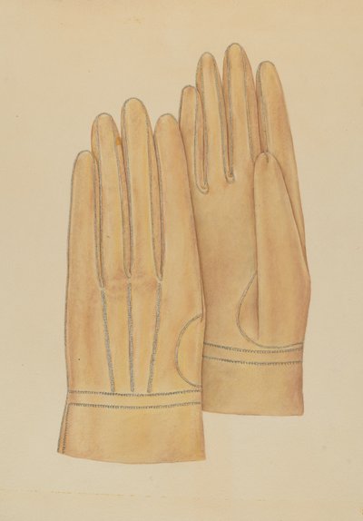 Guanti da Uomo, c. 1938 da Melita Hofmann
