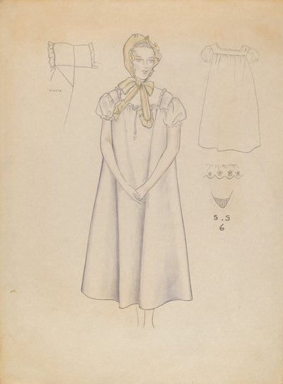 Camicia da notte e berretto da Melita Hofmann
