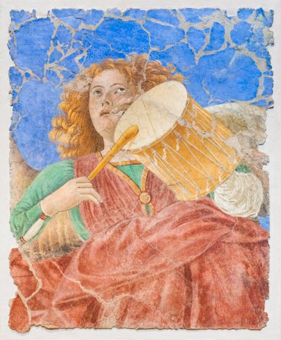 Angeli musicanti, c.1480 (affresco restaurato) da Melozzo da Forli
