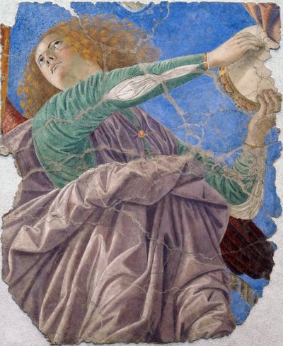 Angelo musicista di Melozzo da Forlì, c.1480 (affresco) da Melozzo da Forli