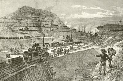 Scavando il Canale di Panama da Melton Prior