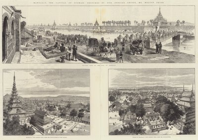 Mandalay, la capitale della Birmania da Melton Prior