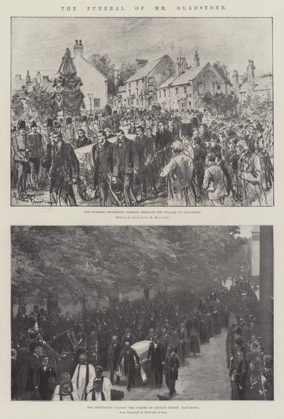 Il Funerale di Mr Gladstone da Melton Prior