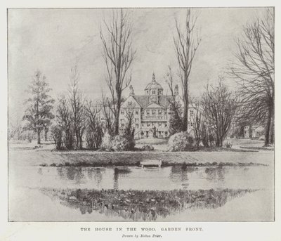 La casa nel bosco, fronte del giardino da Melton Prior