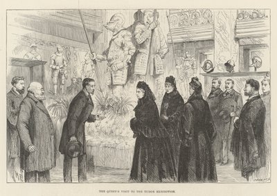 La visita della Regina alla mostra Tudor da Melton Prior