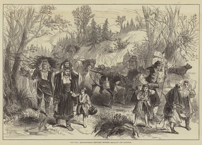 La Guerra, Rifugiati Erzegovini tra Belosave e Goslitch da Melton Prior