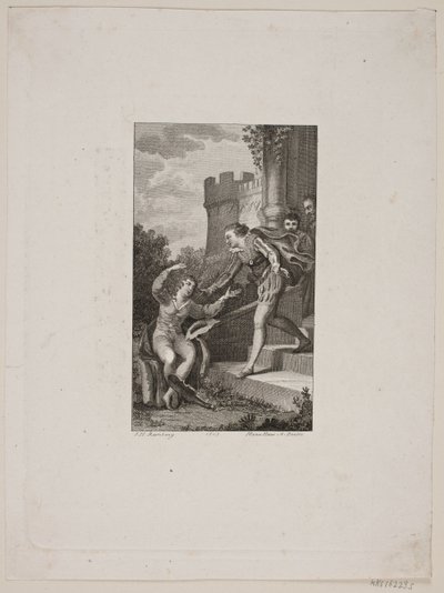 Scena di riconoscimento su una scala da Meno Haas