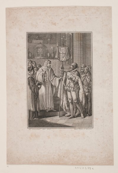 Due illustrazioni su una pagina da Meno Haas