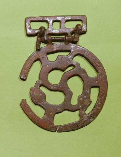 Decorazione della cintura trovata a Saint-Denis, Francia da Merovingian