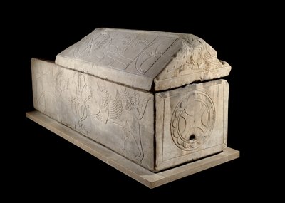Arte merovingia: sarcofago di Charenton sur Cher da Merovingian