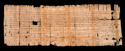 Periodo merovingio: documento legale manoscritto su papiro che conferma il privilegio di immunità concesso dal Re di Neustria Clodoveo II all