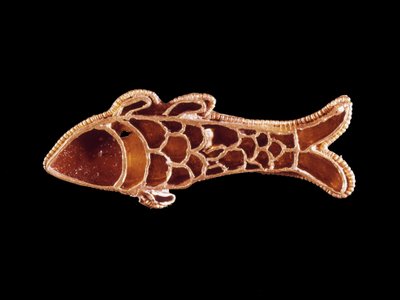 Fibula (Francia) del VI secolo. Museo di Saint-Germain en Laye da Merovingian Merovingian