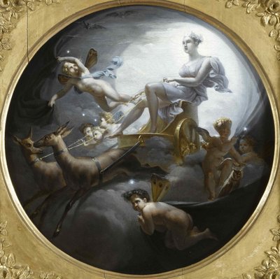Diana sul suo carro, 1821 da Merry Joseph Blondel