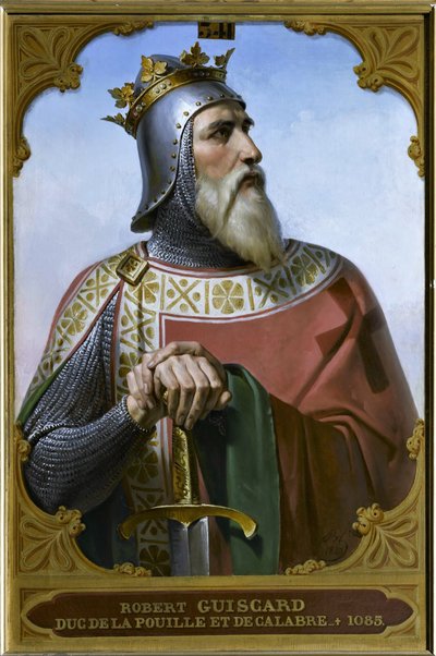 Roberto il Guiscardo, conte di Puglia e Calabria da Merry Joseph Blondel