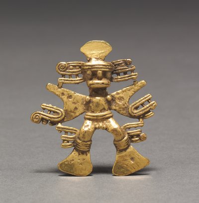 Pendente figurina da Mesoamerican Mesoamerican