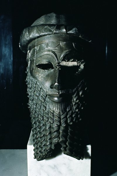 Testa di Sargon I (c.2334-2279 a.C.) 2334-2200 a.C. da Mesopotamian