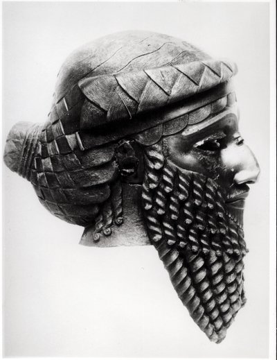 Testa di Sargon I (c.2334-2279 a.C.) 2400-2200 a.C. da Mesopotamian