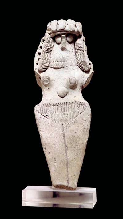 Arte mesopotamica: Donna nuda. Terracotta, 2° millennio a.C. (circa 2000 a.C.). Da Tell Asmar (Esnunna in Mesopotamia). Parigi, Museo del Louvre da Mesopotamian